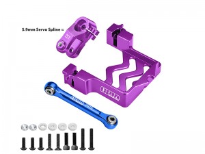 GPM TXMS024A ALUMINUM SERVO MOUNT TIE ROD SERO HORN - 25T 8947 FOR  TRAXXAS 1/10 MAXX / WIDEMAXX 2.0 / 1/8 MAXX SLASH 6S - TXMS024A-P