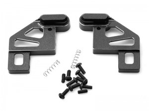 ALUMINUM REAR AXLE HANGER MOUNT 9005230 FOR TAMIYA 1/12 CW-01 LUNCH BOX MIDNIGHT PUMPKIN RC TRUCK - RS-TA9005230/BK