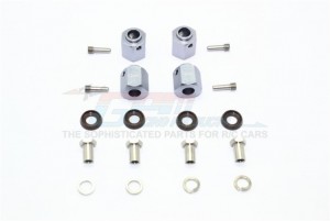 GPM TRX4010/12MM ALUMINUM HEX ADAPTERS 12MM THICK 1/10 TRX4 DEFENDER TRAIL CRAWLER - TRX4010/12MM-GS