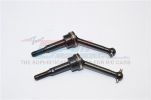 HARD STEEL FRONT/REAR CVD DRIVE SHAFT TAMIYA MF01X - MF1230C-BK