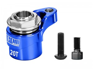 GPM MAKM020TSH 7075 ALLOY  20T SERVO SAVER For ARRMA 1/16 MINI KRATON 3S / MOJAVE GRANITE TYPHON QUAKE GORGON Grom / LOSI 1/12 NASCAR ASPHALT LATE CAR - BLUE - MAKM020TSH-B