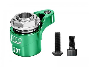 GPM MAKM020TSH 7075 ALLOY  20T SERVO SAVER For ARRMA 1/16 MINI KRATON 3S / MOJAVE GRANITE TYPHON QUAKE GORGON Grom / LOSI 1/12 NASCAR ASPHALT LATE CAR - GREEN - MAKM020TSH-G