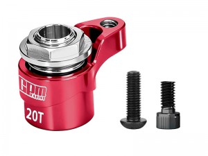 GPM MAKM020TSH 7075 ALLOY  20T SERVO SAVER For ARRMA 1/16 MINI KRATON 3S / MOJAVE GRANITE TYPHON QUAKE GORGON Grom / LOSI 1/12 NASCAR ASPHALT LATE CAR - RED - MAKM020TSH-R