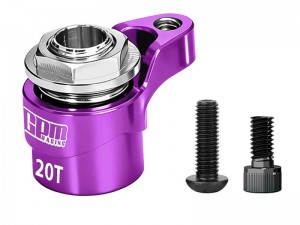 GPM MAKM020TSH 7075 ALLOY  20T SERVO SAVER For ARRMA 1/16 MINI KRATON 3S / MOJAVE GRANITE TYPHON QUAKE GORGON Grom / LOSI 1/12 NASCAR ASPHALT LATE CAR - PURPLE - MAKM020TSH-P