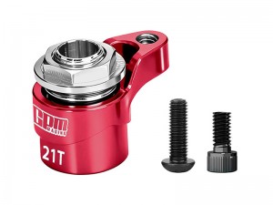 GPM MAKM020TSH 7075 ALLOY  21T SERVO SAVER For ARRMA 1/16 MINI KRATON 3S / MOJAVE GRANITE TYPHON QUAKE GORGON Grom / LOSI 1/12 NASCAR ASPHALT LATE CAR - RED - MAKM021TSH-R