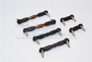 SPRING STEEL COMPLETED TIE ROD TAMIYA MF01X - MF160S-OC-BEBK