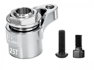 GPM MAKM025TSH 7075 ALLOY  25T SERVO SAVER For ARRMA 1/16 MINI KRATON 3S / MOJAVE GRANITE TYPHON QUAKE GORGON Grom / LOSI 1/12 NASCAR ASPHALT LATE CAR - SILVER - MAKM025TSH-S