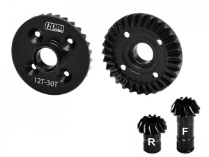 GPM MAKM1230 20CrMnTi 30 / 12T FRONT & REAR DIFFERENTIAL GEAR ARA-3294 ARA-2672 FOR ARRMA 1/16 MINI KRATON 3S ARA2508 - MAKM1230FR