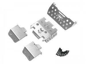 STAINLESS STEEL CHASSIS ARMOR GUARD FOR 1/7 RLAARLO MK07 JK07 TK07 RC CRAWLER - RS-MK07-301