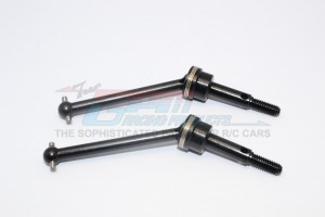 GPM HM1243C-BK STEEL FRONT/REAR CVD SHAFT (43MM) TAMIYA M1025 HUMMER - HM1243C-BK