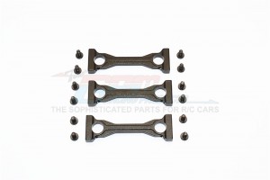 GPM TRU009 ALLOY MIDDLE CHASSIS MOUNT WITH SCREWS  - 3PCS SET FOR TAMIYA KING HAULE /GLOBE LINER  /FORD AEROMAX - TRU009-BK
