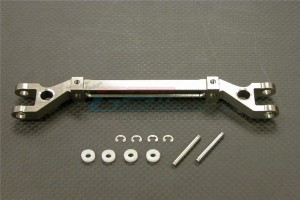 ALLOY FRONT AXLE WITH PINS & E-CLIPS & COLLARS  FOR TAMIYA TRACTOR TRUCK - TRU019-S