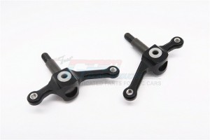 GPM TRU021 ALLOY FRONT KNUCKLE ARM FOR TAMIYA TRACTOR TRUCK - TRU021-BK