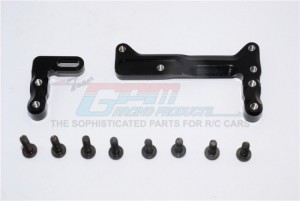 GPM TRU024A ALUMINIUM ADJUSTABLE SERVO MOUNT  FOR TAMIYA TRACTOR TRUCK - TRU024A-BK