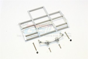 ALUMINIUM FRONT BUMPER WITH STAINLESS STEEL SCREWS FOR TRACTOR TRUCK MERCEDES-BENZ - TRU331BENZ-S