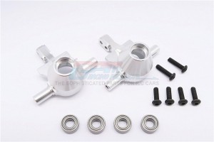 GPM TT2021B ALLOY FRONT KNUCKLE ARM WITH BEARING TAMIYA TT-02 - Silver - TT2021B-S