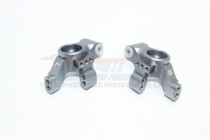 GPM GT022 ALUMINUM REAR KNUCKLE ARM TRAXXAS 1/10 4WD FORD GT4-TEC 2.0 - Gun Silver - GT022-GS