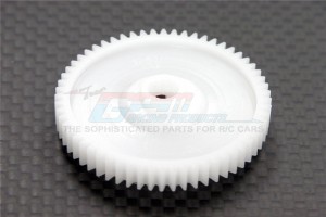 DELRIN SPUR GEAR 42 PITCH 61T TAMIYA TT-01 - White - DTT4261T-W