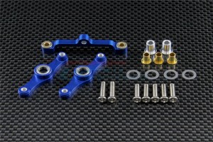 ALLOY STEERING ASSEMBLY WITH BEARINGS TAMIYA TT-01 - Blue - TT048-B