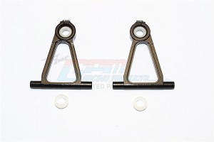 ALLOY FRONT UPPER ARM SET TAMIYA TT-01 - TT054-BK