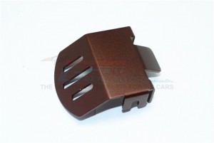 ALUMINUM F/R GEAR BOX BOTTOM PROTECTOR MOUNT TRAXXAS 1/10 TRX4 - Brown - TRX4333-BR