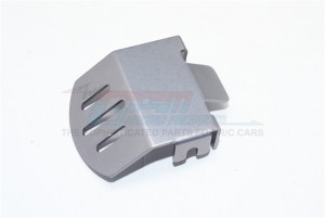 ALUMINUM F/R GEAR BOX BOTTOM PROTECTOR MOUNT TRAXXAS 1/10 TRX4 - Gun silver - TRX4333-GS