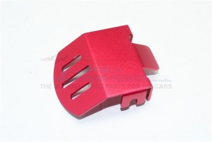 ALUMINUM F/R GEAR BOX BOTTOM PROTECTOR MOUNT TRAXXAS 1/10 TRX4 - Red - TRX4333-R