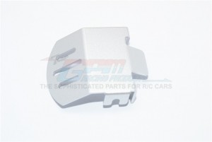 ALUMINUM F/R GEAR BOX BOTTOM PROTECTOR MOUNT TRAXXAS 1/10 TRX4 - Silver - TRX4333-S