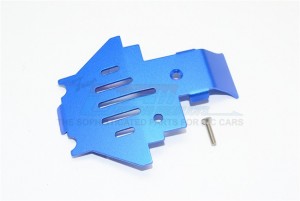 ALUMINUM CENTER GEAR BOX BOTTOM PROTECTOR MOUNT TRAXXAS 1/10 TRX4 - Blue - TRX4332-B