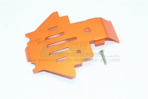 ALUMINUM CENTER GEAR BOX BOTTOM PROTECTOR MOUNT TRAXXAS 1/10 TRX4 - Orange - TRX4332-OR