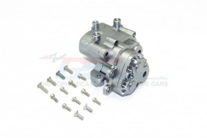 GPM TRX4038 ALUMINUM CENTER GEARBOX TRAXXAS 1/10 TRX4 TRX-6 DEFENDER TRAIL CRAWLER - Gun silver - TRX4038-GS