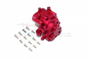 GPM TRX4038 ALUMINUM CENTER GEARBOX TRAXXAS 1/10 TRX4 TRX-6 DEFENDER TRAIL CRAWLER - Red - TRX4038-R