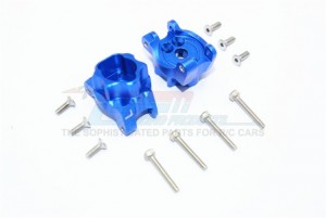 GPM TRX4013C ALUMINUM REAR GEAR BOX MOUNTS  1/10 TRX4 DEFENDER TRAIL CRAWLER - Blue - TRX4013C-B