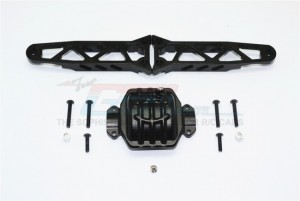 GPM YTL013N ALUMINUM REAR AXLE HOUSING MOUNT 1/8 RC  AXIAL YETI XL MONSTER - YTL013N-BK