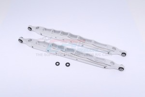 GPM YTL014 ALUMINIUM REAR LOWER CHASSIS LINK  PARTS 1/10 AXIAL YETI XL MONSTER - Silver - YTL014-S