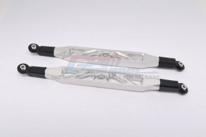 GPM YTL014RPN ALUMINIUM REAR UPPER CHASSIS LINK  PARTS 1/8 RC AXIAL YETI XL MONSTER - Silver - YTL014RPN-S