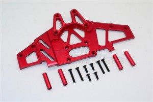 GPM YTL015L ALUMINIUM FRONT CLIP & SKID PLATE 1/8 RC AXIAL YETI XL MONSTER - YTL015L-R