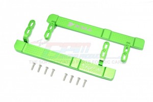 ALUMINUM SIDE STEPS 1/10 TRX4 DEFENDER TRAIL CRAWLER - Green - TRX4014-G