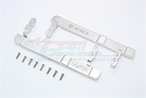 ALUMINUM SIDE STEPS 1/10 TRX4 DEFENDER TRAIL CRAWLER - Silver - TRX4014-S