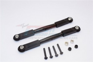 SPRING STEEL FRONT UPPER TIE ROD WITH  PLASTIC ENDS AXIAL YETI XL MONSTER - YTL054SP-OC-BEBK