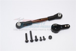 ALUMINIUM FRONT/REAR ADJUSTABLE DAMPER  (150MM) WITH 6MM STEEL SHAFTAXIAL YETI XL MONSTER - YTL16025-BK
