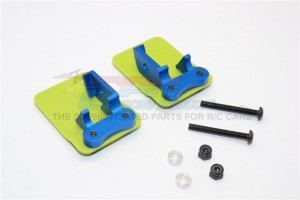 GPM ALUMINIUM PLASTIC REAR AXLE PROTECTOR MOUNT (L&R) 1/8 AXIAL YETI XL MONSTER - YTL268R-B