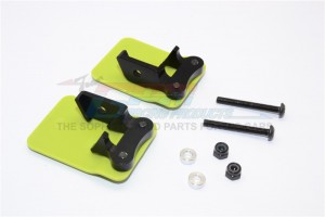 GPM ALUMINIUM PLASTIC REAR AXLE PROTECTOR MOUNT (L&R) 1/8 AXIAL YETI XL MONSTER - YTL268R-BK