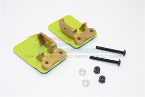 GPM ALUMINIUM PLASTIC REAR AXLE PROTECTOR MOUNT (L&R) 1/8 AXIAL YETI XL MONSTER - YTL268R-TIT