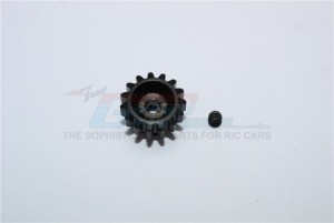 GPM TRX4015T-BK STEEL 15T PINION GEAR 1/10 TRX4 DEFENDER TRAIL CRAWLER - 15T - TRX4015T-BK