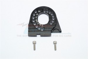 GPM TRX4018 ALUMINUM MOTOR MOUNT PLATE WITH HEAT SINK FINS 1/10 TRX4 DEFENDER TRAIL CRAWLER - Black - TRX4018-BK