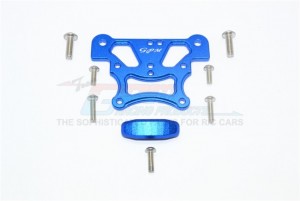 GPM MAK015 ALUMINUM FRONT TOP PLATE ARRMA 1/8 KRATON 6S - Blue - MAK015-B