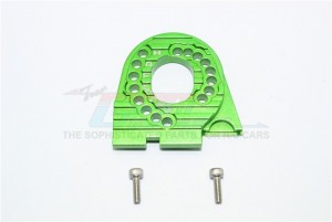 GPM TRX4018 ALUMINUM MOTOR MOUNT PLATE WITH HEAT SINK FINS 1/10 TRX4 DEFENDER TRAIL CRAWLER - Green - TRX4018-G