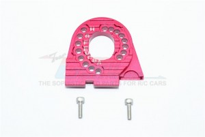 GPM TRX4018 ALUMINUM MOTOR MOUNT PLATE WITH HEAT SINK FINS 1/10 TRX4 DEFENDER TRAIL CRAWLER - Red - TRX4018-R