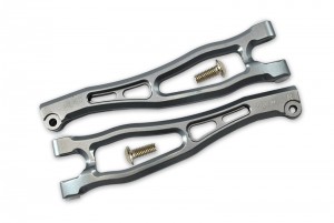GPM MAK054 ALUMINUM FRONT UPPER ARMS ARRMA 1/8 KRATON 6S - GUN SILVER - MAK054-G